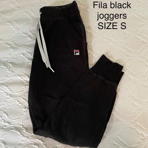 FILA black joggers